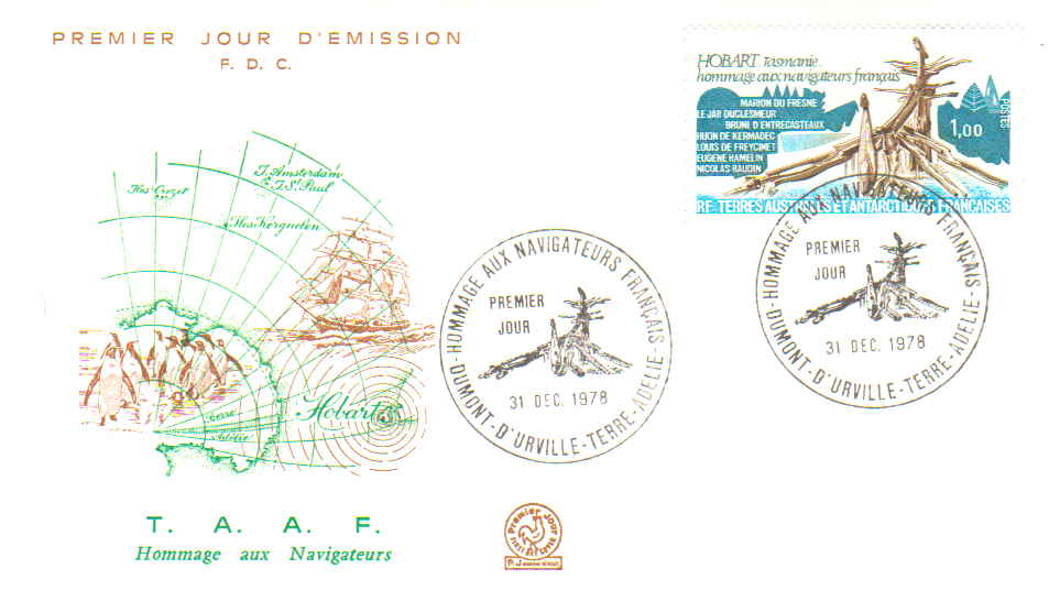 Territorios Franceses del Sur y Antártico Scott 81 sin dirección. - Imagen 1 de 1